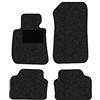 Alpha-Tex Produktions- und Handels GmbH Tappetini adatti per BMW 3er Tipo E90, E91, E92 (Costruzione 2004-2013), Robust antracite | 4 pz. | Bordo nero