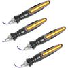 Flaconi 4PCS Frecce LED Moto,Indicatori di Direzione per Moto,9 LED Mini Frecce Lampada Impermeabile Indicatori,Adatto per la Maggior Parte Delle Motociclette,moto da Cross, Incrociatori