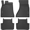 WALSER tappetini premium per auto compatibili con Audi A4 B8/A4 Allroad B8/A4 B8 Avant 2007-2016, tappetini in gomma per auto 100% su misura - made in EU