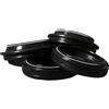 ZYEHNAWD Paraolio e parapolvere forcella anteriore 37X49X8/10.5 4 pezzi compatibili con GW250 DR150 DR160 DR150CC DR160CC
