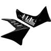 YFQAZXSW Carena Aerodinamica Winglets for Kawasaki Z750 2004-2007 Moto, Radiatore Pannello Laterale Copertura Protezione Cowl