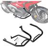 GFARDMOTO Protezione per motocicletta compatibile con Honda X-ADV 750 2017-2025, Protezione motore in acciaio X-ADV 750 Nero Protezione paramotore per moto