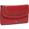 Abbacino Portfolio medio in pelle rossa Rosso