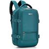 WITTCHEN Urban | zaino da cabina | zaino per laptop | zaino da viaggio 2-in-1 | tasca posteriore con protezione RFID | compatibile con Wizz Air, LOT, Ryanair | 40 × 25 × 20 cm | colore: turchese