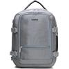WITTCHEN Zaino Multifunzionale Borsa da Viaggio 2 in 1 Grigio, Bagaglio a Mano 40x30x20 cm, Zaino da Aereo con Tasca RFID e Scomparto per Laptop 14,5", Poliestere