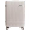WITTCHEN Valigia media in policarbonato Gloss Line | valigia rigida lucida con 4 ruote | Beige