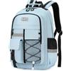 Amythe Grande Zaino Adolescente Ragazzo Scuola Superiore | Grande Zaino Superiori Impermeabile 15.6 Pollici Portatile Casual 29L Azzurro