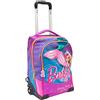 Giochi Preziosi - Zaino con Trolley Barbie - con pop-up coda sirena, 2 Scomparti con cerniera, Spallacci Imbottiti, adatto alla scuola primaria, misure 34 l x 47 h x 23 p cm - 36 litri