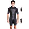 Cressi Altum 3mm Wetsuit - Muta Shorty Uomo in Neoprene 3mm per Immersioni e Snorkeling in Acque Temperate