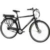 F.lli Schiano E-Moon, Bici Elettrica da Città 28 Inches per Adulti, 36V 13Ah Batteria Rimovibile, Motore 250W 40Nm, City Ebike, Nero