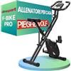 Ultrasport F-Bike Pro Cyclette da Casa Pieghevole I Cyclette Pieghevole da Casa fino a 150 KG con Sella Extra Confortevole e LCD Display, Cyclette da Camera Grigio-Nero