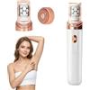 Lixstyea Epilatore viso da donna, 2 in 1, a doppia testa, senza fili, elettrico, per donne, rasoio intimo per donne, viso, labbra, zona bikini, ascelle