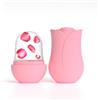 RoseFlower Ice Roller Viso, Ice Face Roller, Rullo Ghiaccio Viso, ice roller occhiaie, ice roller viso skincare, Roller Cube Ice per Tonificare la Pelle Alleviare Gonfiore#Rosa