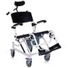 p age Sedia comoda per WC e doccia su ruote Imbottitura in PU basculante seduta da 40 cm Art. RS844-40