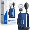 AIESI® Sfigmomanometro Manuale Professionale aneroide per adulti senza stetoscopio PRECISION A5, Garanzia Italia 24 mesi