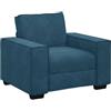 vidaXL Sofastoel Blauw 100x78x84 cm Fluweel