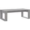 vidaXL Tavolino da Salotto Grigio Sonoma 102x50x35cm Legno Multistrato