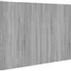 vidaXL Testiera Letto Grigio Sonoma 120x1,5x80 cm Legno Ingegnerizzato