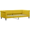vidaXL Letto da Giorno Giallo 90x200 cm in Velluto