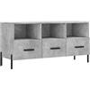 vidaXL Tv-meubel 102x36x50 cm bewerkt hout betongrijs