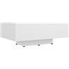vidaXL Tavolino da Salotto Bianco 85x55x31 cm in Legno Multistrato