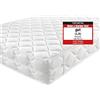 DREAMSTAR "Ergo Flex" - Materasso ortopedico in schiuma fredda a 7 zone, altezza 16 cm, certificato Öko-Tex , grado di durezza 2 e 3, arrotolabile, 80 x 200 cm