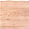 vidaXL Tafelblad natuurlijke rand 60x60x2 cm eikenhout lichtbruin