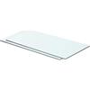 vidaXL Mensole in Vetro Trasparente 2 pz 60x25 cm