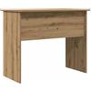 vidaXL Bureau 90x50x74 cm bewerkt hout artisanaal eikenkleur