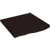 vidaXL Wandschap 60x60x(2-4) cm behandeld massief eikenhout donkerbruin