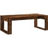 vidaXL Tavolino da Salotto Rovere Fumo 102x50x35 cm Legno Multistrato