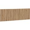 vidaXL Hoofdbord wandmodel 240x1,5x80 cm bewerkt hout artisanaal eiken