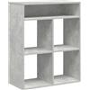 vidaXL Libreria Grigio Cemento 66x31x80 cm in Legno Multistrato