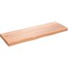 vidaXL Ripiano Muro Marrone 80x30x(2-4) cm Massello Rovere Trattato