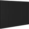 vidaXL Hoofdbord 120x1,5x80 cm bewerkt hout zwart