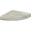 vidaXL Mensola Angolare Grigio Cemento 25x25x3,8 cm in MDF