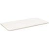 vidaXL Piano Tavolo Bianco 110x60x2,5 Legno Massello Pino Rettangolare