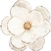 KI Store Grande Magnolia Natalizia 6 Pezzi di Fiori Artificiali per Ghirlanda di ghirlande di Decorazioni per Alberi di Natale (Bianco Latte)
