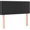 vidaXL Testiera Nera 100x5x78/88 cm in Similpelle