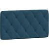 vidaXL Hoofdbordkussen 100 cm fluweel blauw