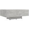 vidaXL Tavolino Salotto Grigio Cemento 85x55x31 cm Legno Multistrato