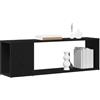 vidaXL Set mobile TV 100 x 24 x 63 cm Nero Legno ingegnerizzato
