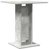 vidaXL Tavolo da Bistrot Grigio Cemento 60x60x75 cm Legno Multistrato