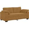 vidaXL Divano Divanetto Marrone 180x77x82 cm in Velluto