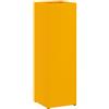 vidaXL Regen paraplu standaard Mosterdgeel 15,5 x 15,5 x 49 cm Staal