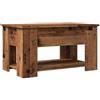 vidaXL Tavolino da Salotto Legno Antico 79x49x41 cm Legno Multistrato