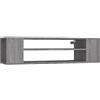 vidaXL Tv-hangmeubel 100x30x26,5 cm bewerkt hout grijs sonoma eiken