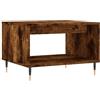 vidaXL Salontafel 60x50x40 cm bewerkt hout gerookt eikenkleurig