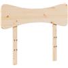 vidaXL Testiera 75 cm in Legno Massello di Pino