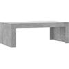 vidaXL Tavolino Salotto Grigio Cemento 102x50x36 cm Legno Multistrato